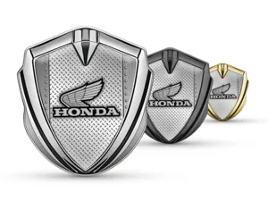 Honda Metall Kuppel Emblem Pro Stil Aus Edelstahl Basis